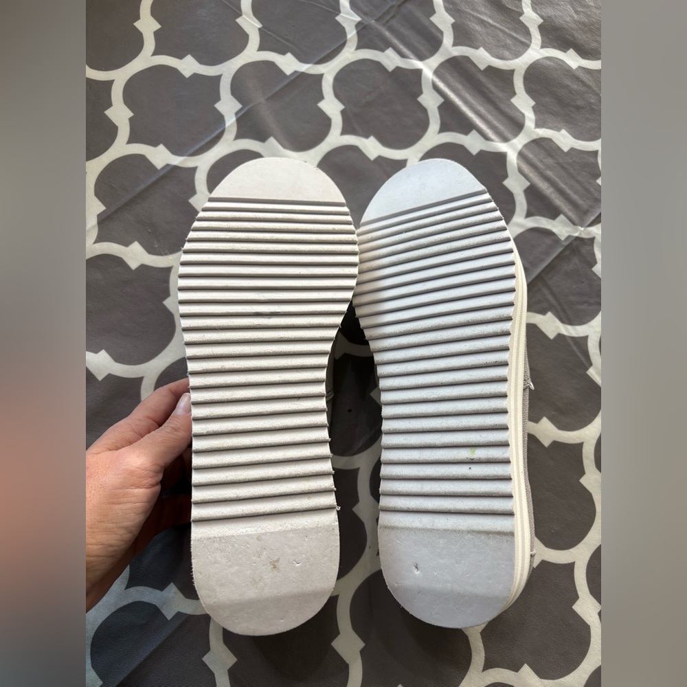 TOMS Women's Alpargata Midform Platform White Bottom Slip-On Sneakers - Picture 6 of 10